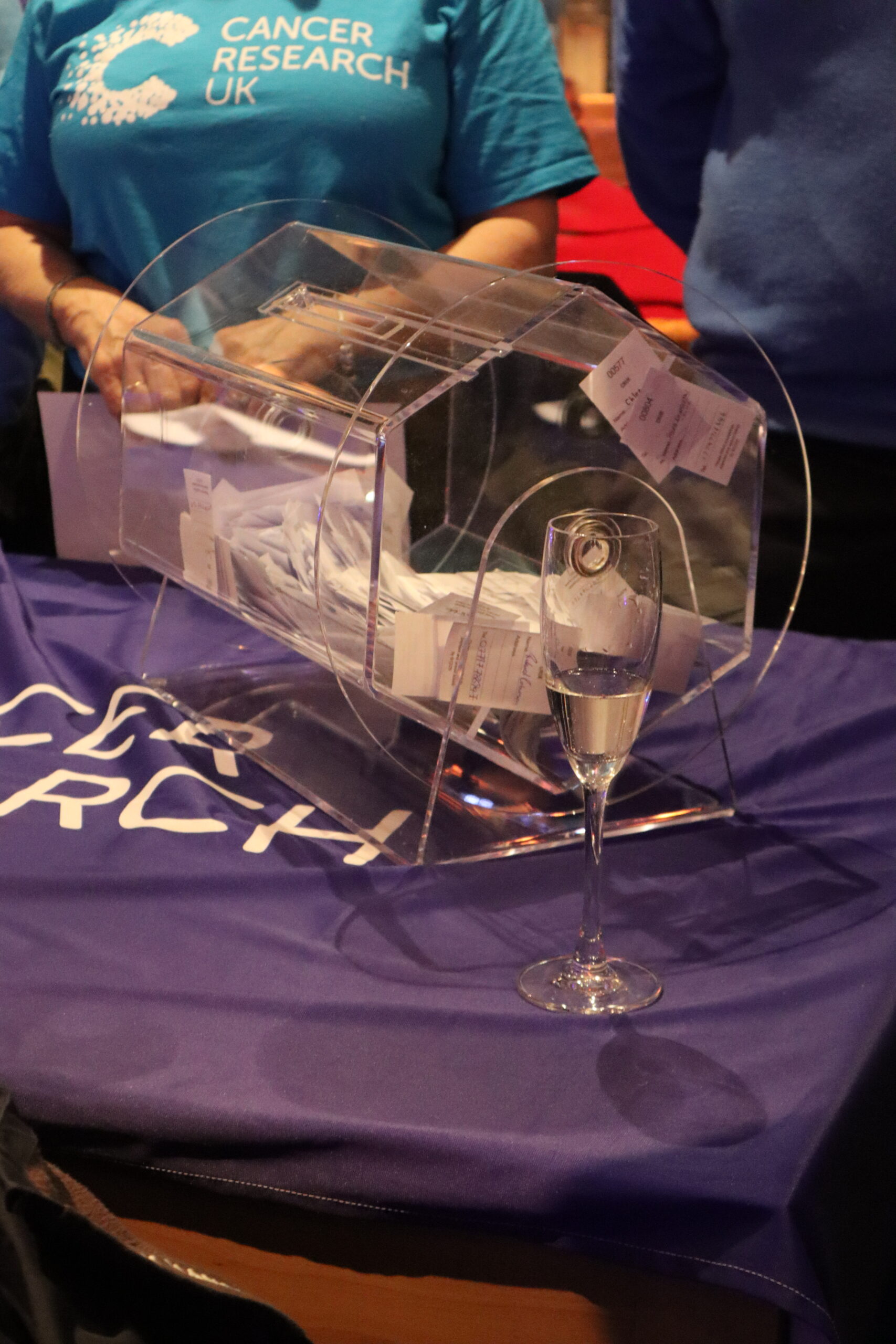 CRUK CASH RAFFLE DRUM PHOTO December 2025
